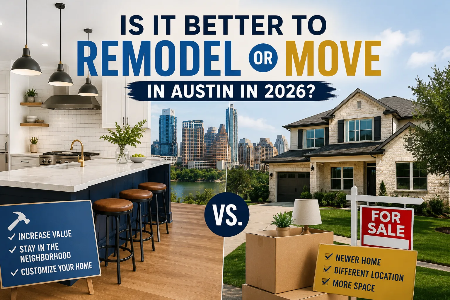 Is It Better to Remodel or Move in Austin in 2026?